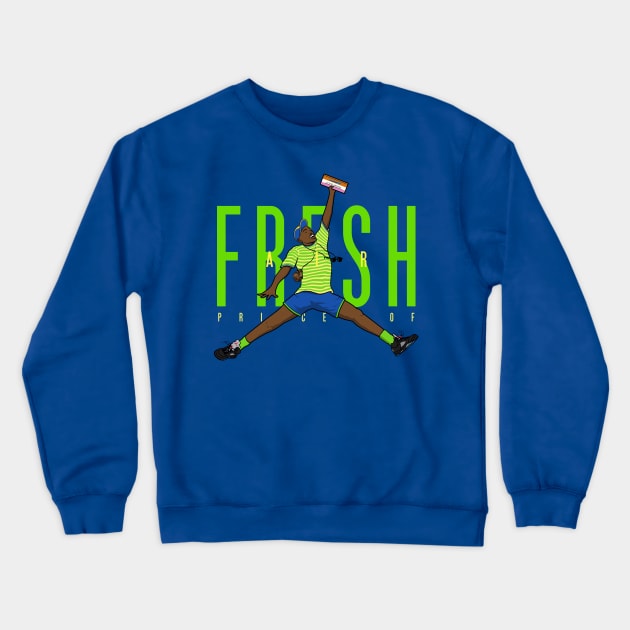 AIR FRESH PRINCE Crewneck Sweatshirt by cabelomaluco